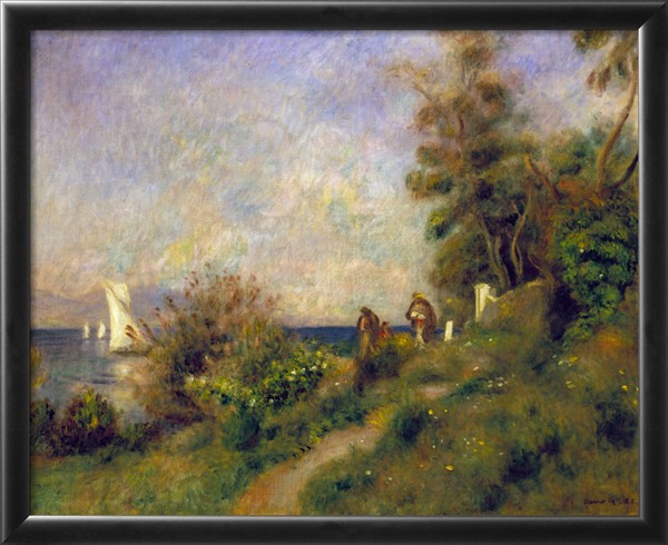 Antibes, 1888 - Pierre-Auguste Renoir painting on canvas